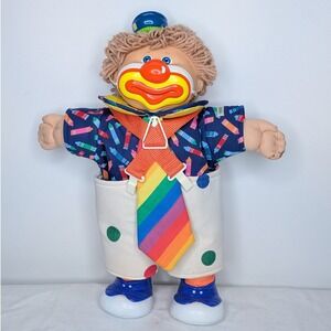 Vintage Cabbage Patch Kids Circus Kid Clown Doll Blonde Blue Eyes 1982
